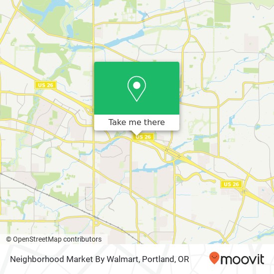 Mapa de Neighborhood Market By Walmart