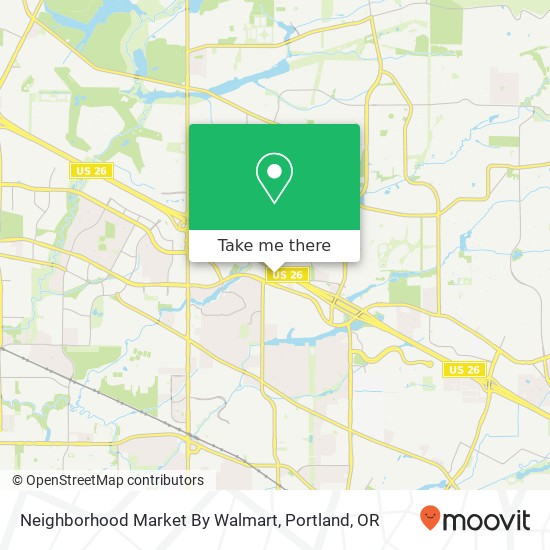 Neighborhood Market By Walmart map