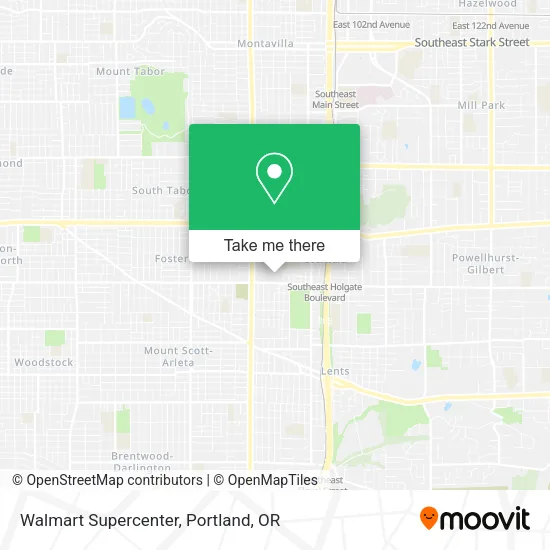 Mapa de Walmart Supercenter
