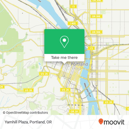 Mapa de Yamhill Plaza