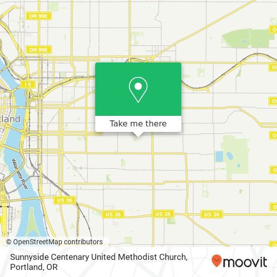 Sunnyside Centenary United Methodist Church map