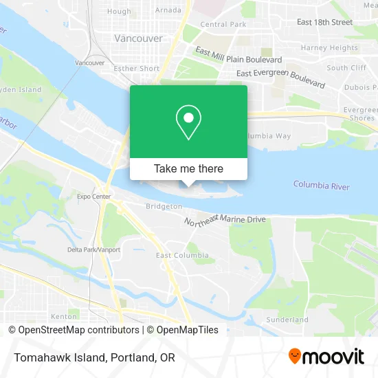 Mapa de Tomahawk Island