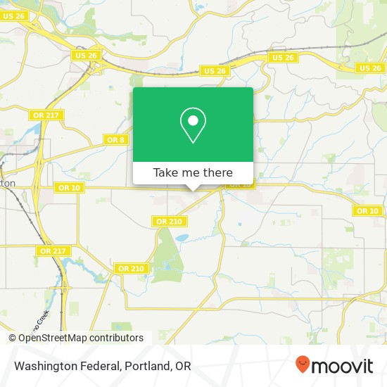 Mapa de Washington Federal