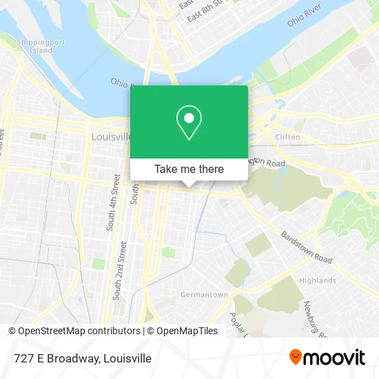 727 E Broadway map
