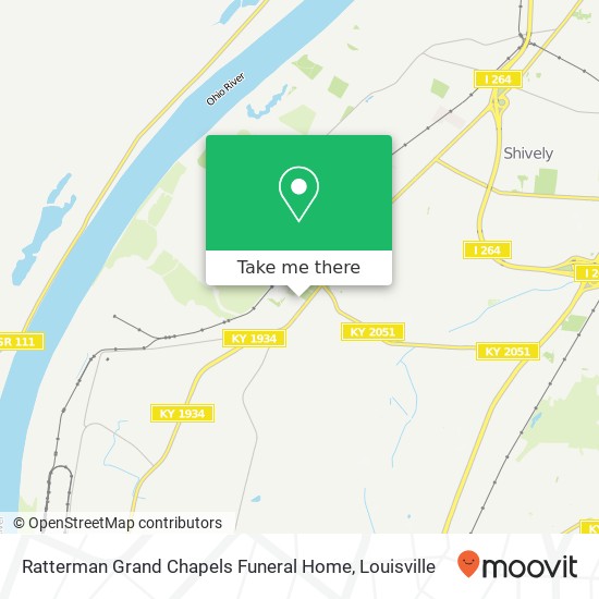 Ratterman Grand Chapels Funeral Home map