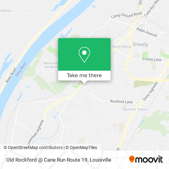 Old Rockford @ Cane Run Route 19 map