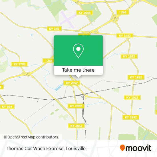 Thomas Car Wash Express map