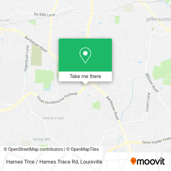Hames Trce / Hames Trace Rd map