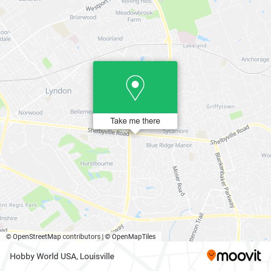 Hobby World USA map