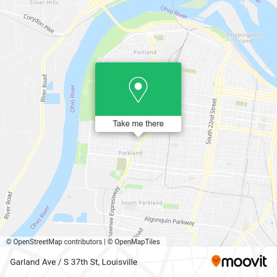 Mapa de Garland Ave / S 37th St