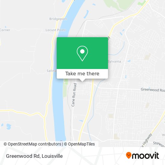 Mapa de Greenwood Rd