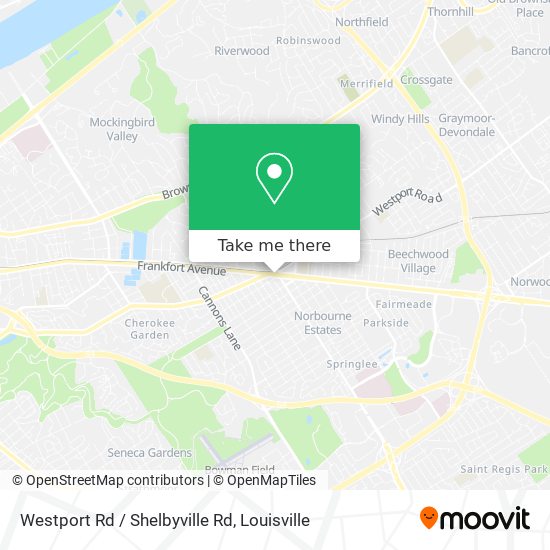 Mapa de Westport Rd / Shelbyville Rd