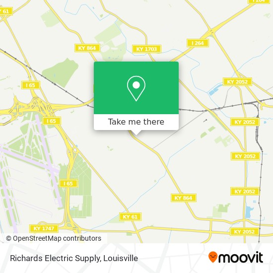 Richards Electric Supply map