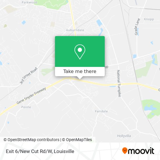 Exit 6/New Cut Rd/W map