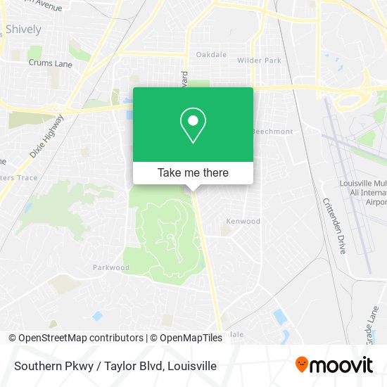 Mapa de Southern Pkwy / Taylor Blvd