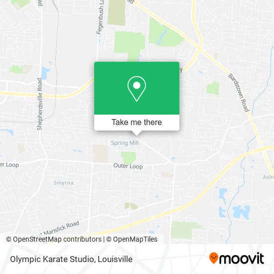 Mapa de Olympic Karate Studio