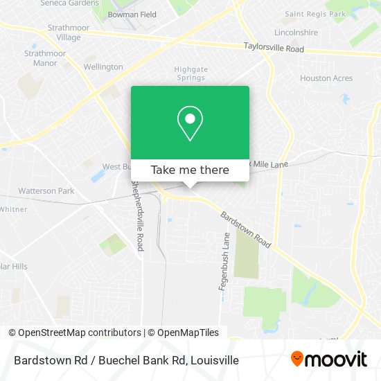 Bardstown Rd / Buechel Bank Rd map