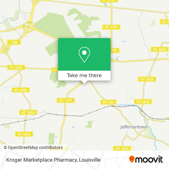 Mapa de Kroger Marketplace Pharmacy