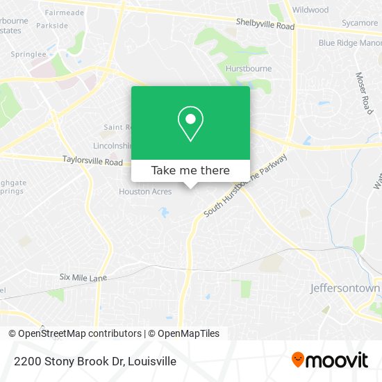 2200 Stony Brook Dr map