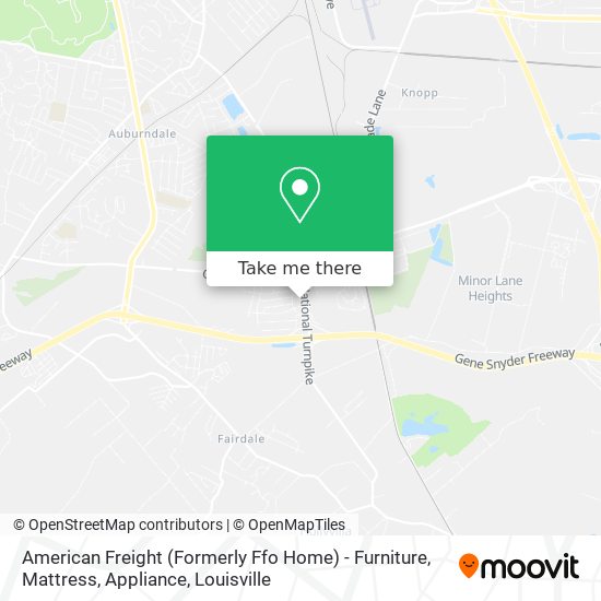 American Freight (Formerly Ffo Home) - Furniture, Mattress, Appliance map