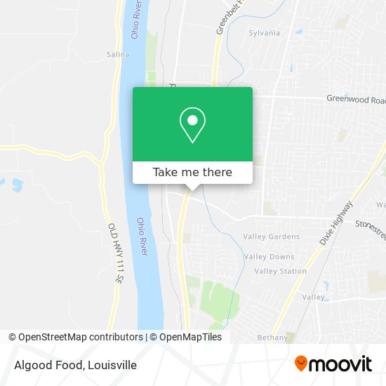 Mapa de Algood Food