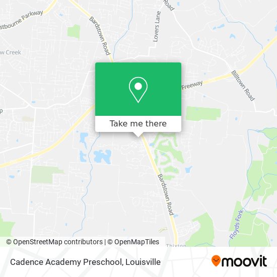 Cadence Academy Preschool map