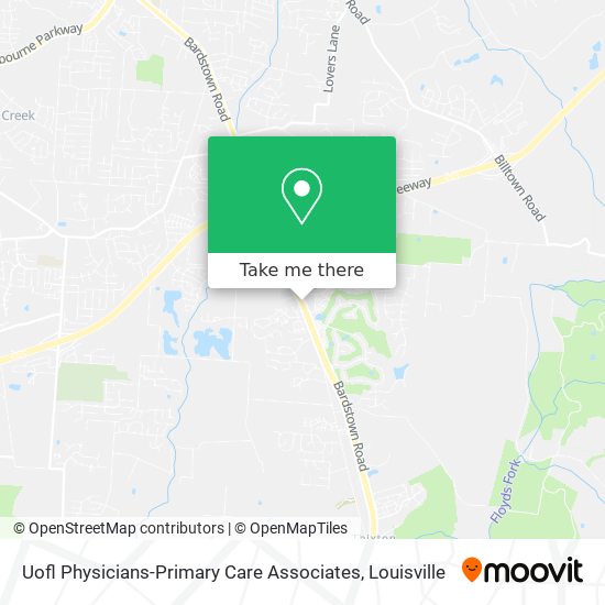 Mapa de Uofl Physicians-Primary Care Associates
