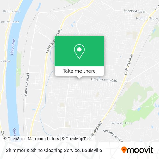 Mapa de Shimmer & Shine Cleaning Service