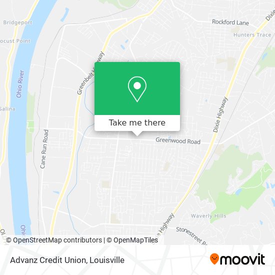 Mapa de Advanz Credit Union