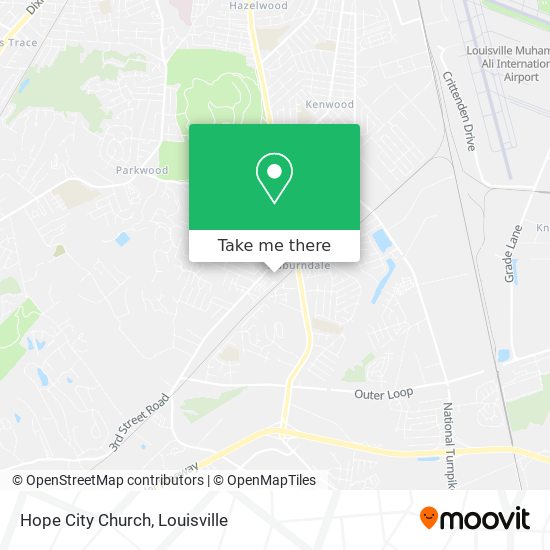 Mapa de Hope City Church