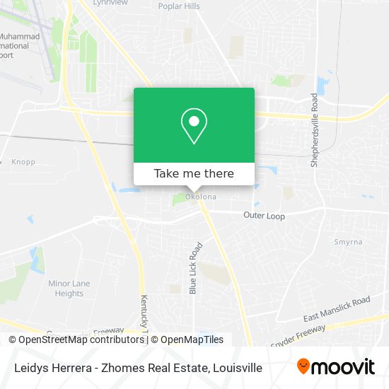 Mapa de Leidys Herrera - Zhomes Real Estate