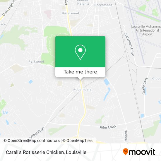 Carali's Rotisserie Chicken map