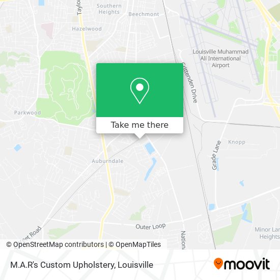 M.A.R's Custom Upholstery map