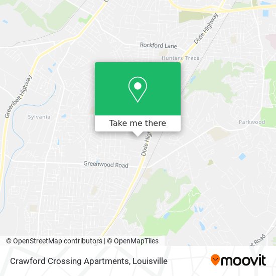 Crawford Crossing Apartments map