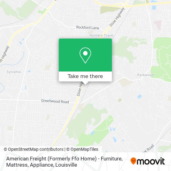 American Freight (Formerly Ffo Home) - Furniture, Mattress, Appliance map