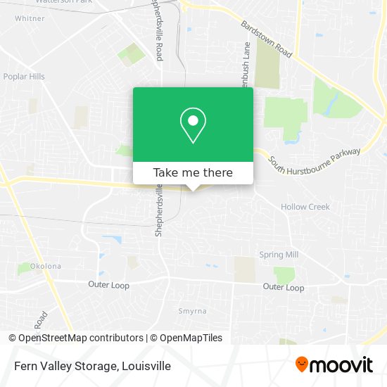 Fern Valley Storage map