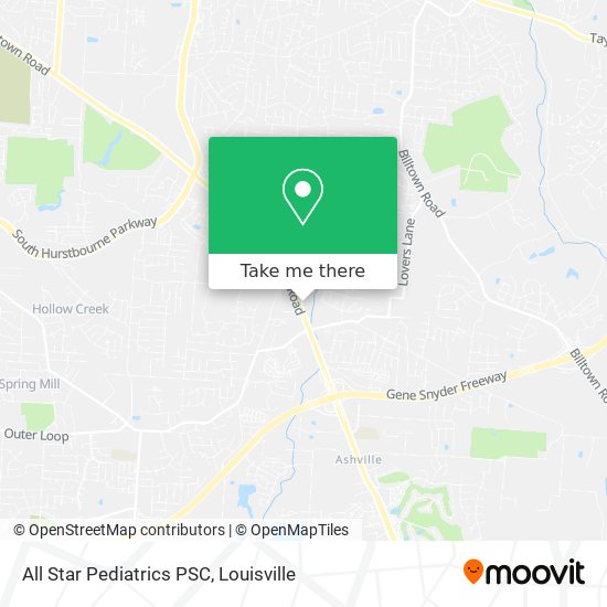 All Star Pediatrics PSC map