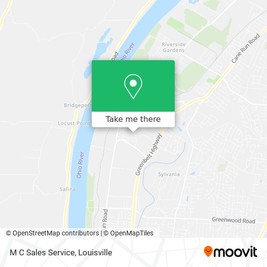 M C Sales Service map