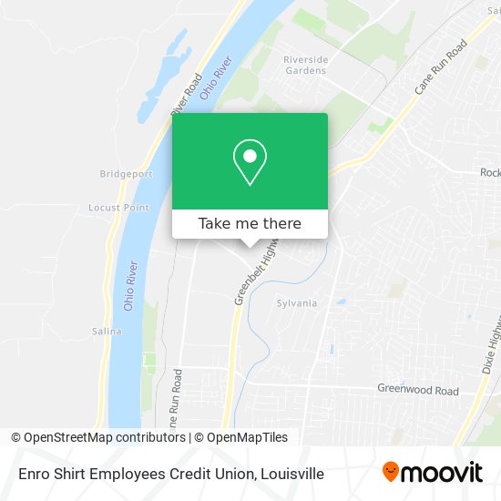 Enro Shirt Employees Credit Union map