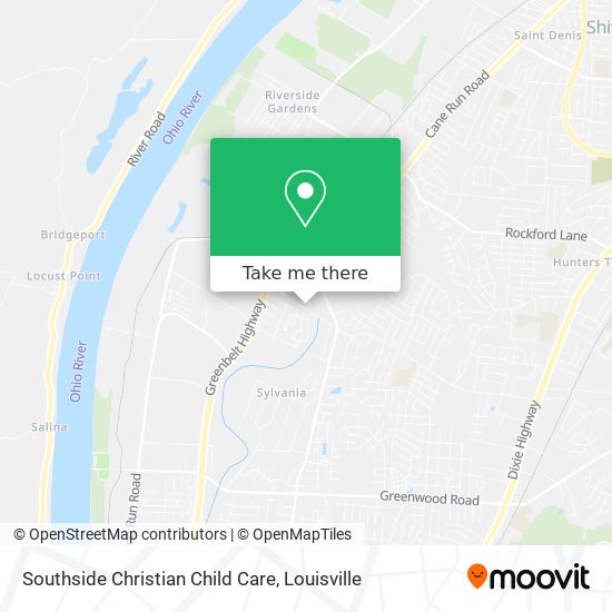 Mapa de Southside Christian Child Care