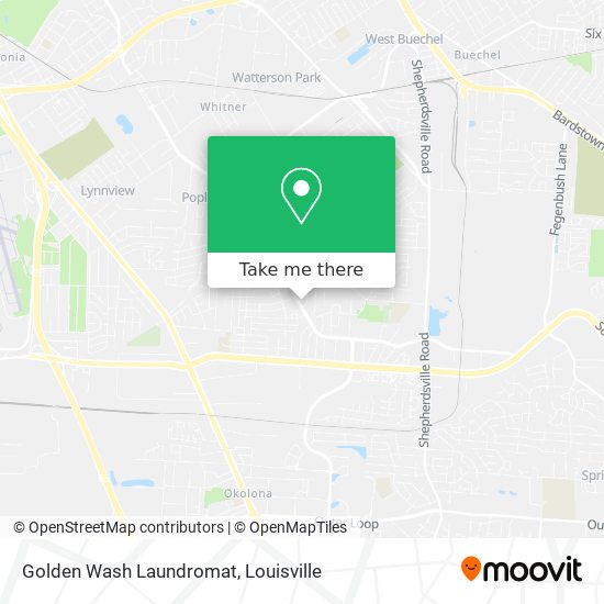 Golden Wash Laundromat map