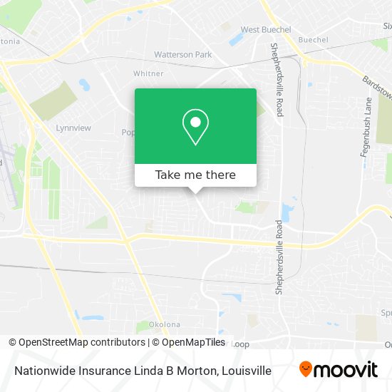 Mapa de Nationwide Insurance Linda B Morton