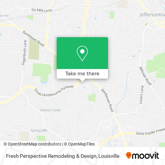 Mapa de Fresh Perspective Remodeling & Design