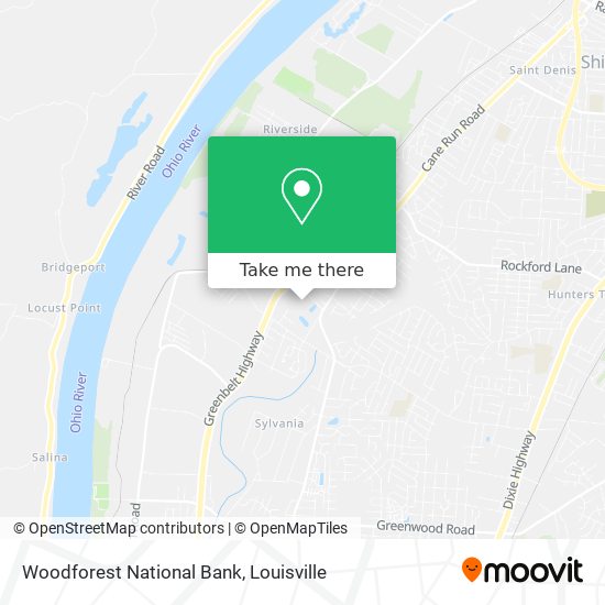 Woodforest National Bank map