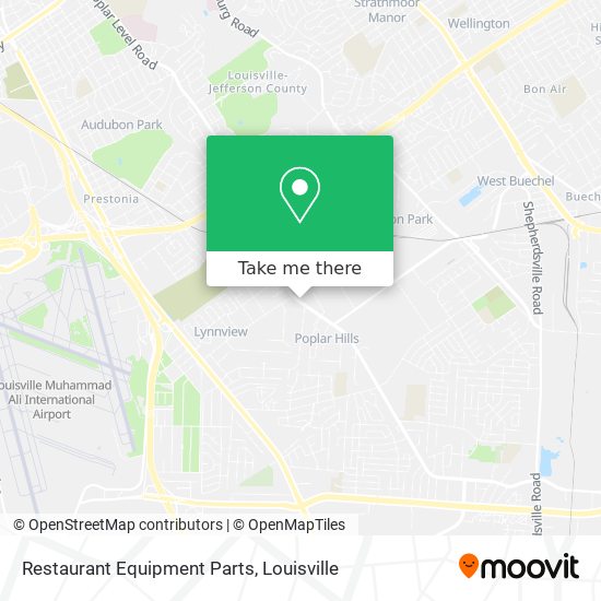 Mapa de Restaurant Equipment Parts