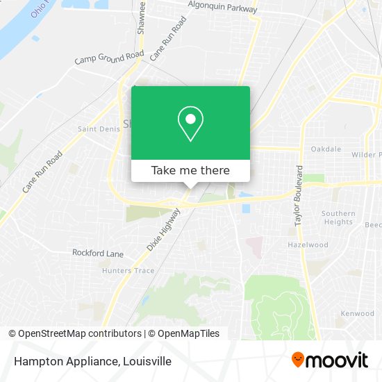 Hampton Appliance map