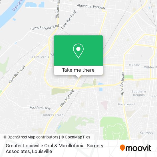 Greater Louisville Oral & Maxillofacial Surgery Associates map