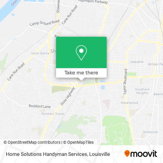 Home Solutions Handyman Services map