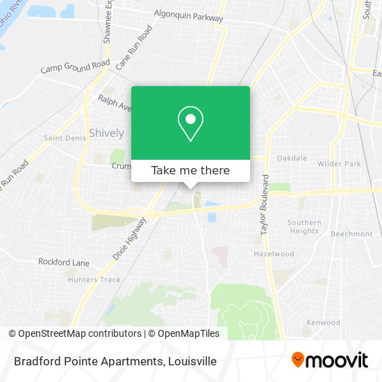 Bradford Pointe Apartments map