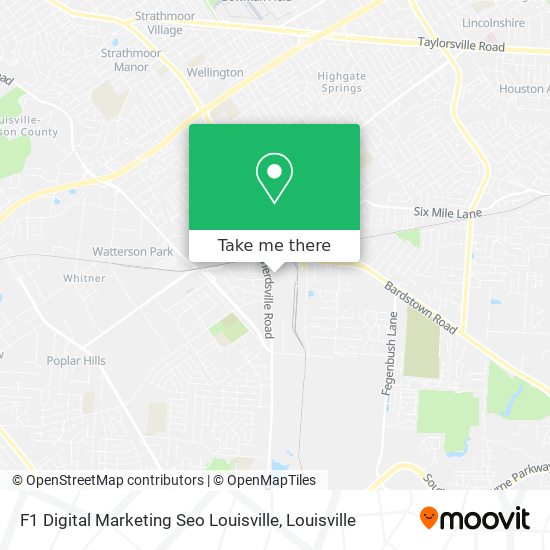 F1 Digital Marketing Seo Louisville map